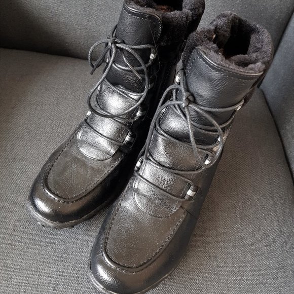 Vangelo Shoes - VANGELO Vegan Black Leather Side Zip Ankle Boots,